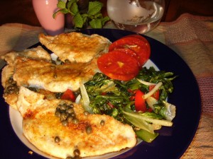 Chicken Picatta - fast easy and healthy